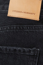 بنطال جينز امري بقصة ساق مستقيمة